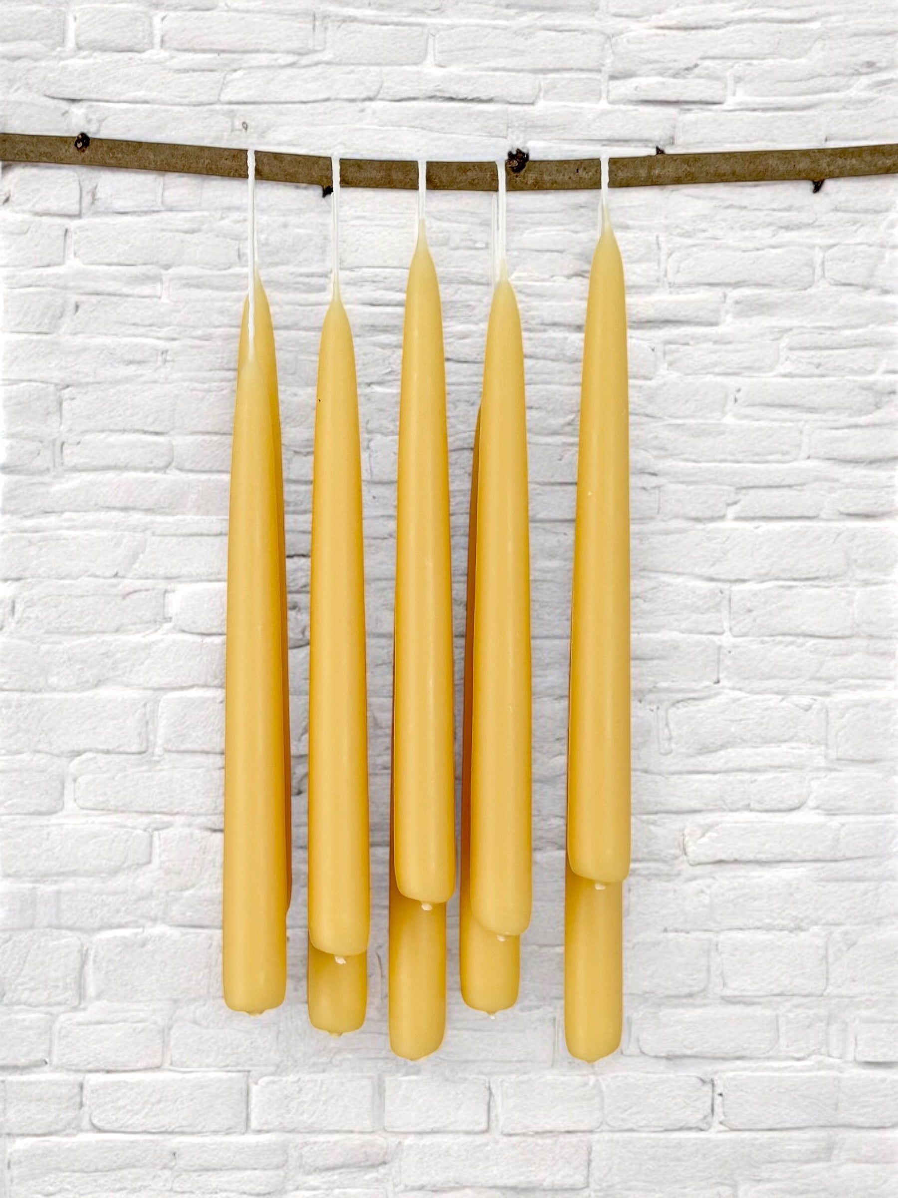DIPPED BEESWAX CANDLES